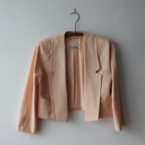 Vintage 80's Escada 2-Piece Suit Skirt Set - Picture 3 of 17